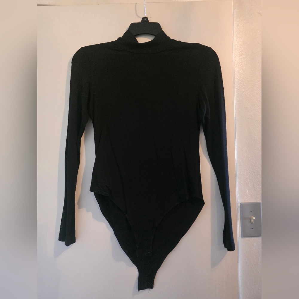 Mango Elegant Black Bodysuit